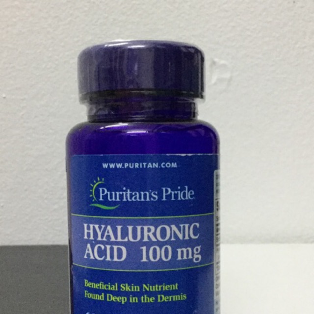 Viên Uống Hỗ Trợ Đẹp Da Bổ Khớp Puritan's Pride Hyaluronic Acid 100mg 60 viên
