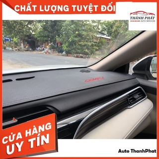 Thảm Taplo Da Carbon Toyota Camry 2019 2020 2021 2022 2023 ( BH 12 tháng )