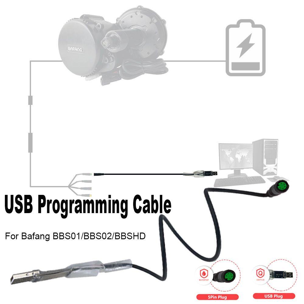 Dây Cáp Lập Trình Cổng USB BBS01 / BBS02 / BBSHD Chuyên Dụng Dành Cho Xe Scooter