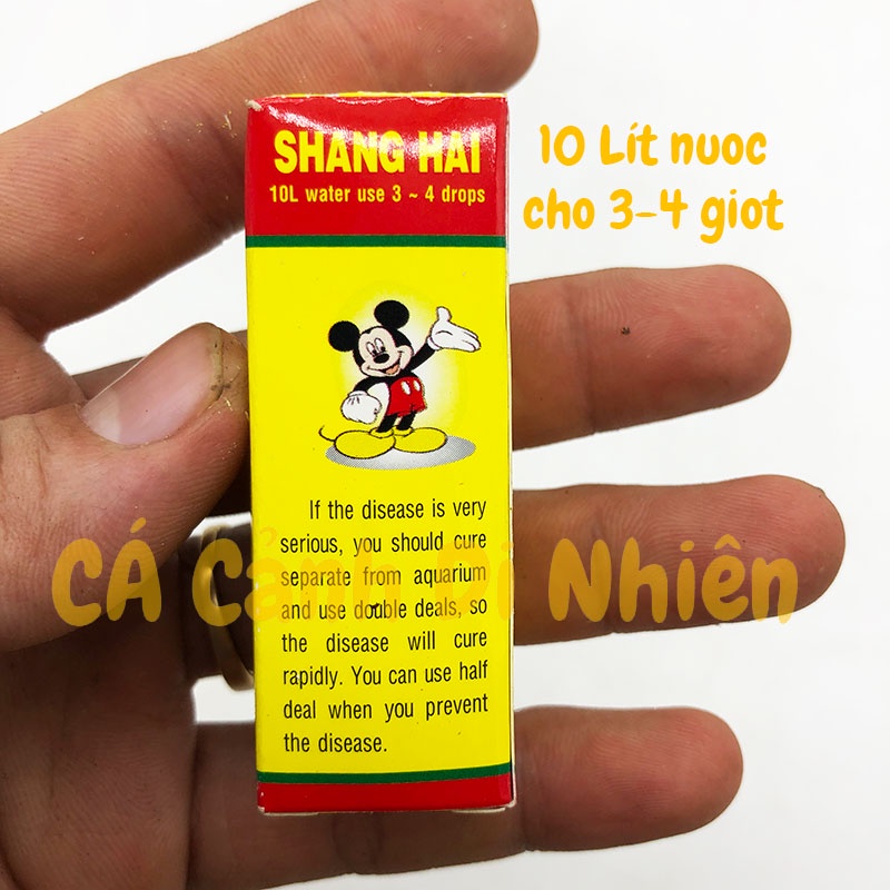 Dung dịch xử lý nấm cho cá cảnh Shanghai 10 ML