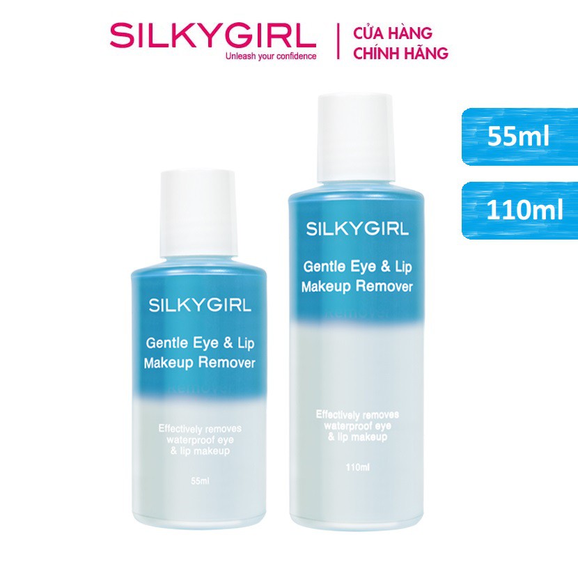 Tẩy Trang Mắt Môi Silkygirl Gentle Eye And Lip 110ml & 55ml