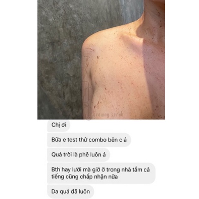 Tẩy da chết body Cà Phê Dừa BROWNY SCRUB dưỡng da mềm mịn, ngừa rạn, giảm chai sần handmade