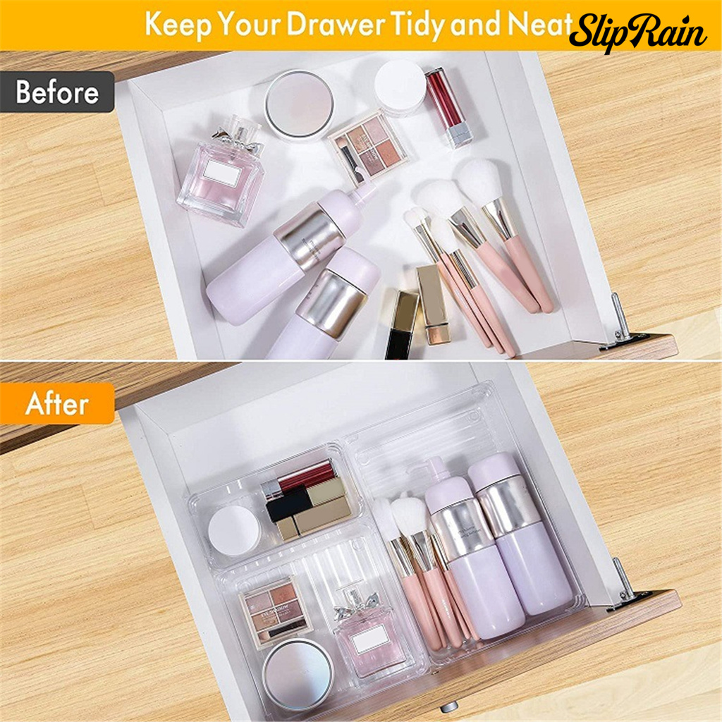 Set 10 Khay Nhựa Chia Ngăn Tủ Đa Năng