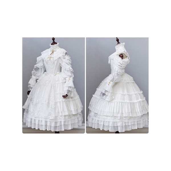 Đầm Cosplay trắng