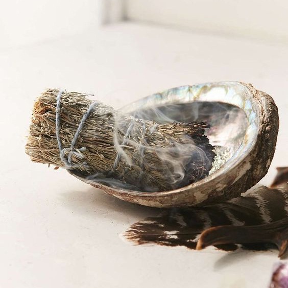 Bó Xô Thơm Xanh  đốt thơm nhà cửa, thanh tẩy và thu hút may mắn