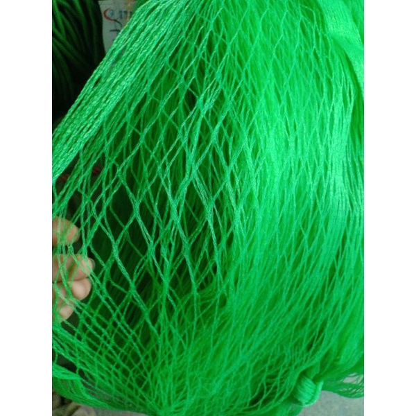 Hàng Xịn 40 mét Lưới nhựa xanh quây gà vịt làm giàn cây leo rào vườn lưới mắt cáo khổ cao 2 mét mắt 3cm