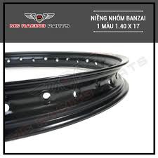 Niềng nhôm banzai chính hãng thái lan size 1,4 - 1.4 ( giá 1 cặp )