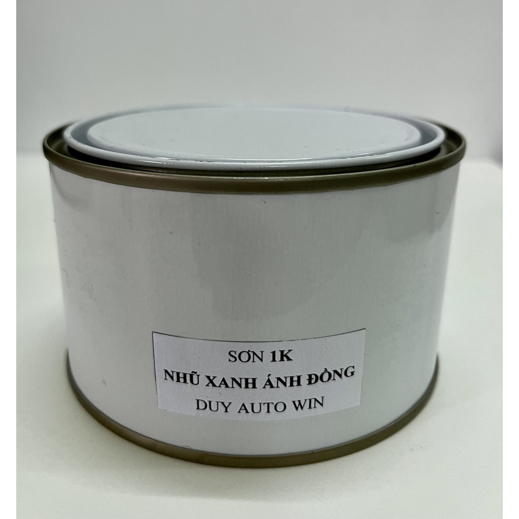 Màu nhũ xanh ánh đồng 1K - Sơn xe máy pha sẵn lon 0.5kg