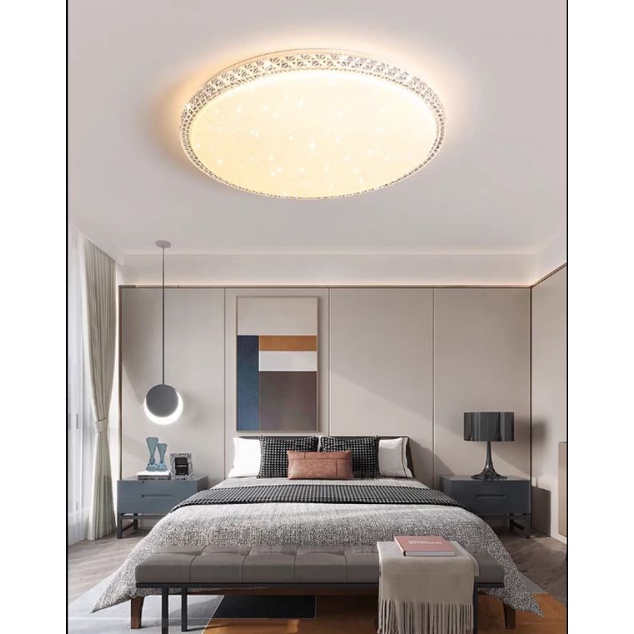 Đèn ốp trần phòng khách, phòng ngủ, phòng ăn phong cách hiện đại 011