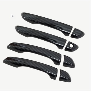 Ốp tay nắm, hõm cửa Hyundai Accent , Elantra 2016-2022 vân cacbon