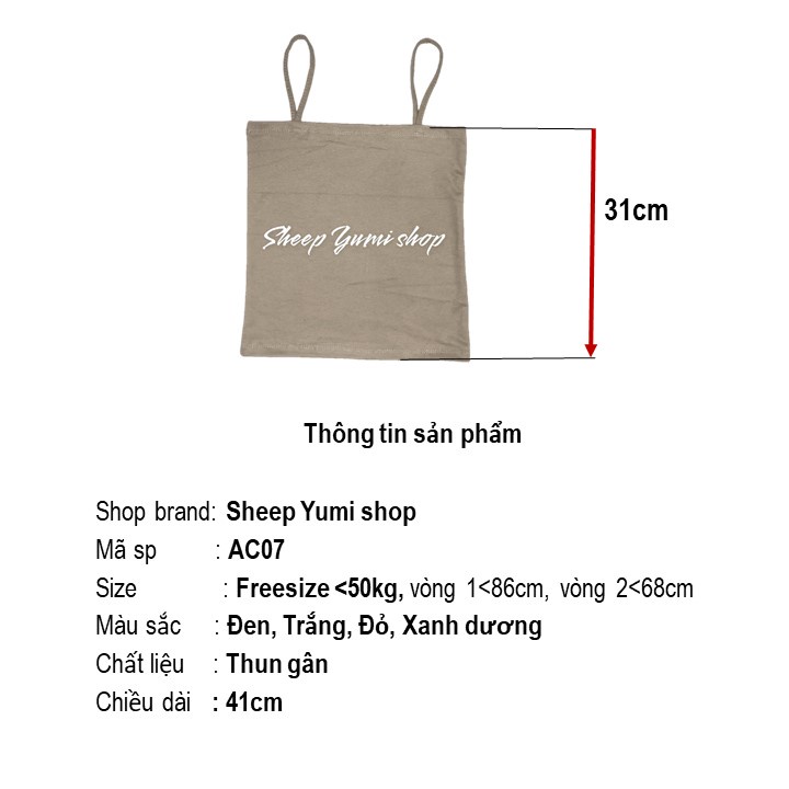 🖤Áo ống hai dây thun bozip co giãn dáng ngắn, ôm sát