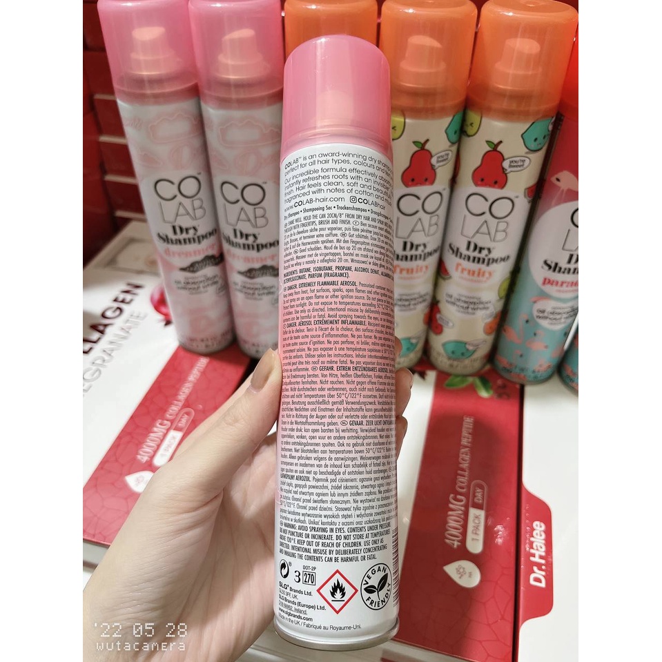 Dầu Gội Khô Colab Dry Shampoo 200ml