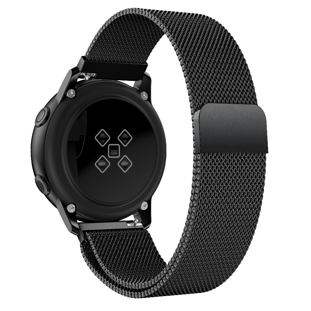 Dây đeo Inox Milanese thay thế cho đồng hồ thông minh Samsung Galaxy Watch Active 2 40mm 44mm / Amazfit GTR 42mm / Amazfit GTS 2