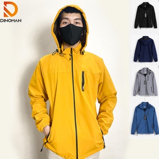 Áo Khoác Gió DINOMAN Cao Cấp 2 Lớp Chất Gió Tráng Bạc Chống Nước Cản Gió Ngăn Tia UV Tuyệt Đối Có Kèm Video