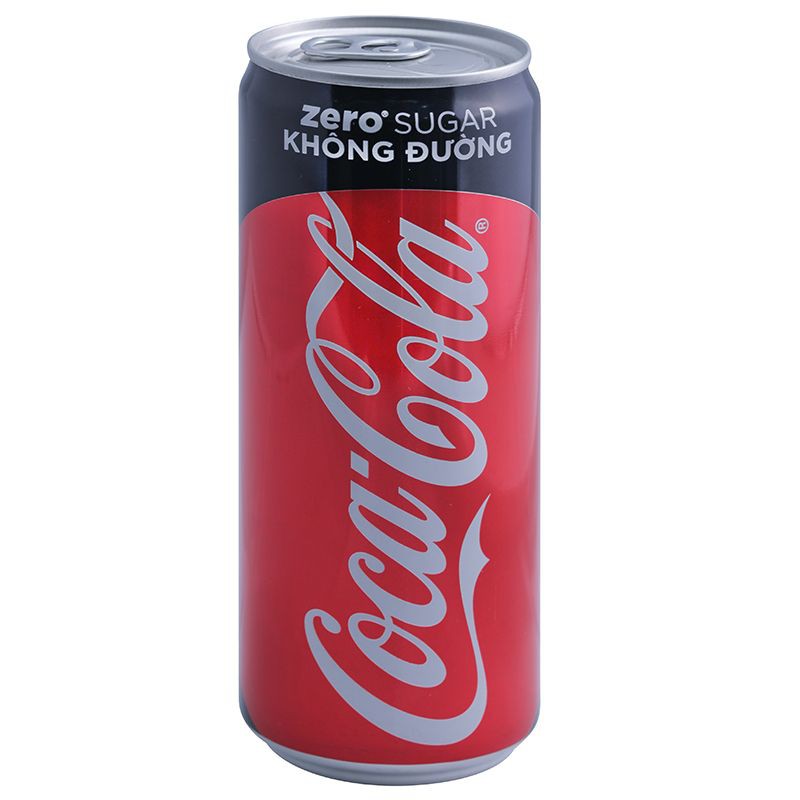 Thùng 24 Lon Nước Giải Khát Không Đường Coca Cola Zero 320ml/Lon