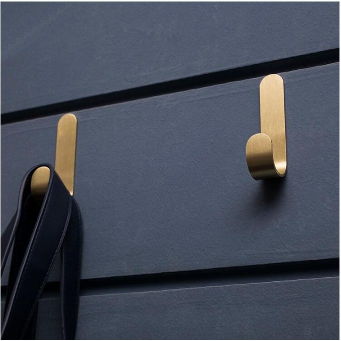 Bộ 5 móc treo quần áo vật dụng dán tường không cần đóng đinh GoldenHome Hook - The Royal's