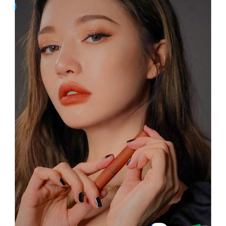 [BILL HÀN]  3CE SLIM VELVET LIP COLOR #SIMPLE STAY - NÂU CAM ĐẤT THỜI THƯỢNG