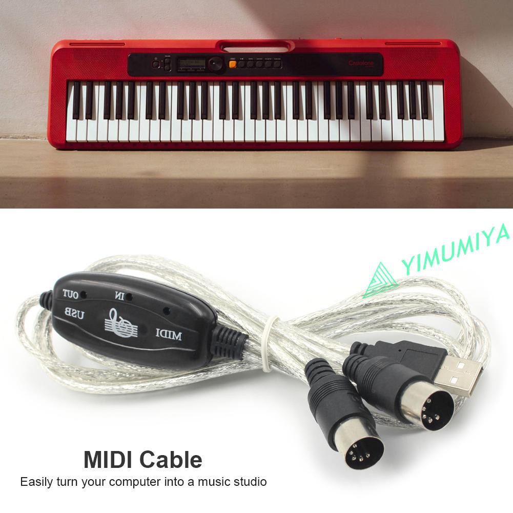 Cáp Chuyển Đổi Midi Sang Usb Cho Máy Tính