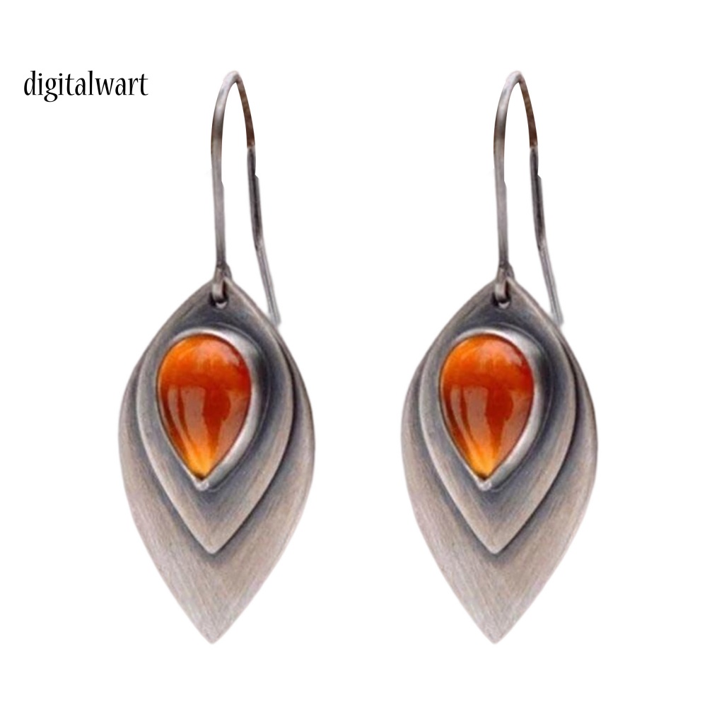 Kỹ Thuật Số| 1 Đôi Bông Tai Chống Gỉ Phong Cách Retro Dành Cho Nữ