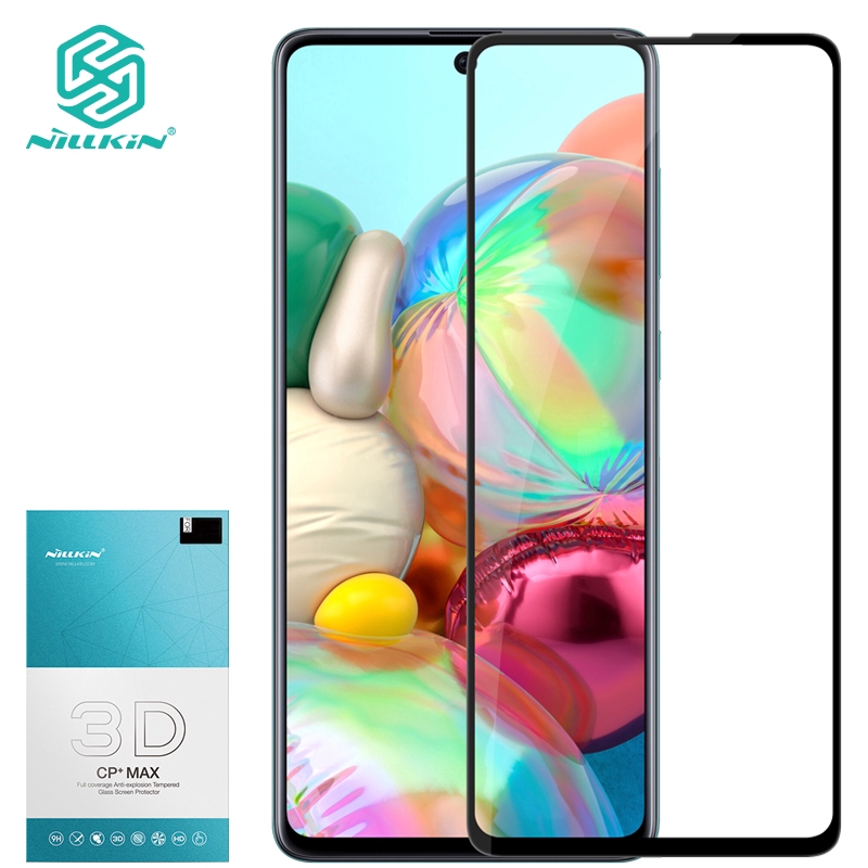 Kính Cường Lực Nillkin 3D CP+ MAX 9H Bảo Vệ Toàn Màn Hình Cho Samsung Galaxy M62 F62 M51 M52 A71 Note 10 Lite