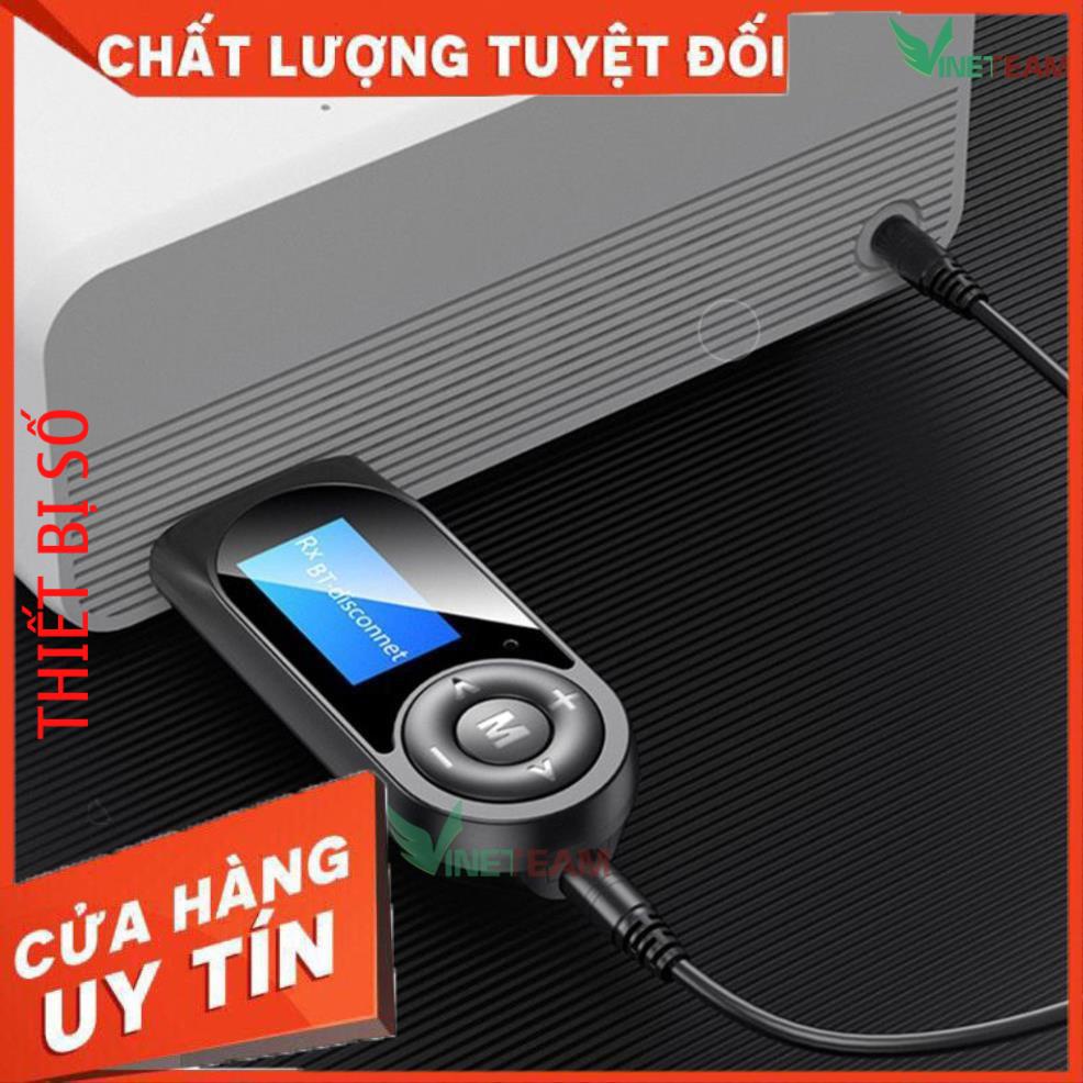 Bộ Thu Phát Âm Thanh Lcd T13 Usb Bluetooth 5.0 3.5mm -dc4352