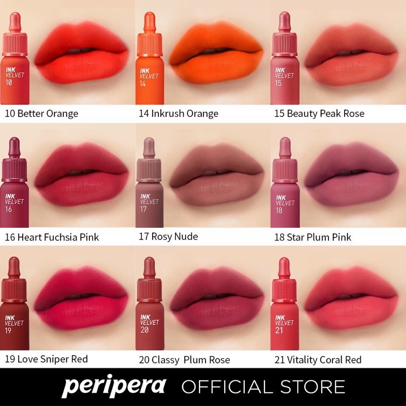 Son Peripera Peri’s Ink Velvet 2019