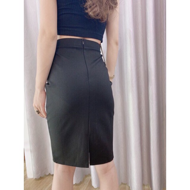 Chân Váy công sở - chân váy ôm bút chì sẻ sau hàng chuẩn MELA SHOP (ảnh thật) | BigBuy360 - bigbuy360.vn