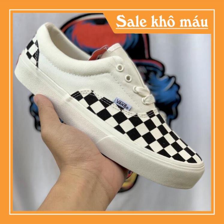 Giày van caro buộc dây, giày thể thao van classic nam nữ full box