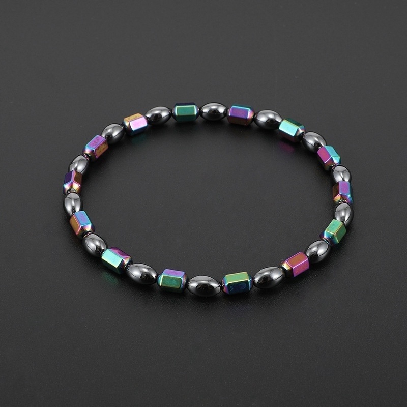 Lắc Chân Chuỗi Hạt Đá Hematite Giảm Cân Chống Mệt Mỏi Chăm Sóc Sức Khỏe