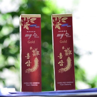 Sữa rửa mặt hồng sâm đỏ My Gold Hàn Quốc