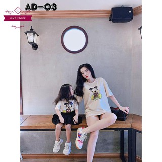 (Combo siêu rẻ] Combo áo đôi mẹ và bé AD 03