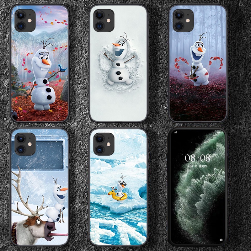 OPPO F19 A74 R9 F1 PLUS A53S A56 A55 A16 A16S A54 Realme C21Y C25Y C25S V11 V11S Narzo 50i TPU soft Case olaf making snow angel
