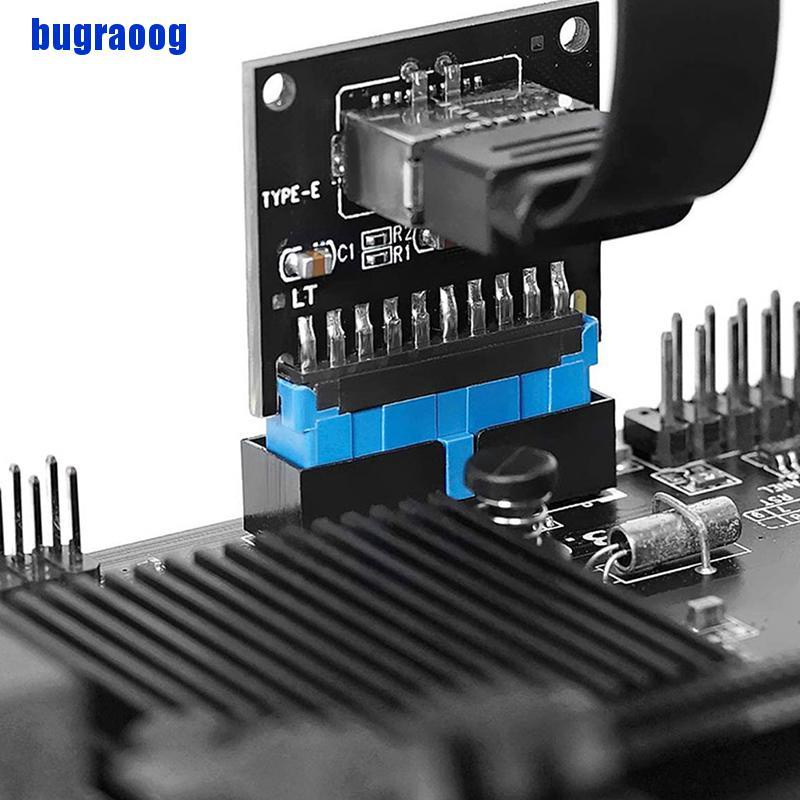 【bug】USB3.0 To USB 3.1 Type C front Type E Adapter 20pin to 19pin Expansion Module