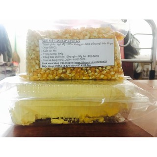 {SỈ} 10 Combo 1kg hạt ngô Mỹ và 500g bơ thực vật Cái Lân