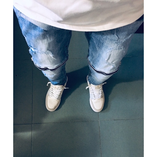 Quần bò nam LVA004 khoá gối - Quần jean nam - Quần bò ống côn - Bee Shop | BigBuy360 - bigbuy360.vn