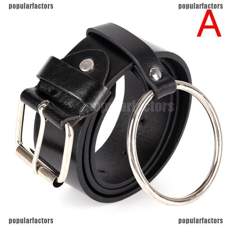 Thắt Lưng Da PU Khóa Kim Loại Cỡ Lớn Phong Cách Cổ Điển