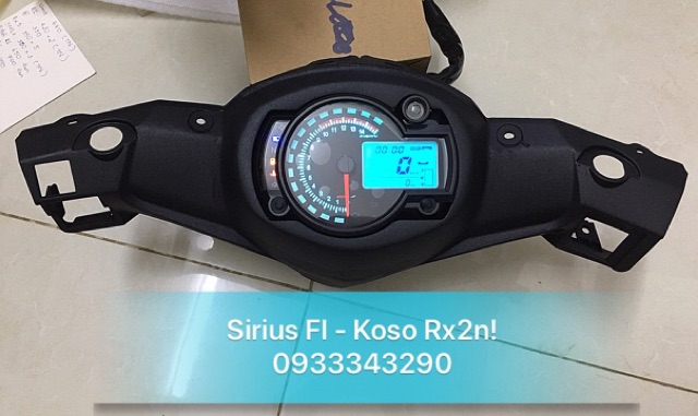 Trọn Bộ Bợ Cổ Sirius ( FI ) Chế Đồng Hồ KoSo RX2N !