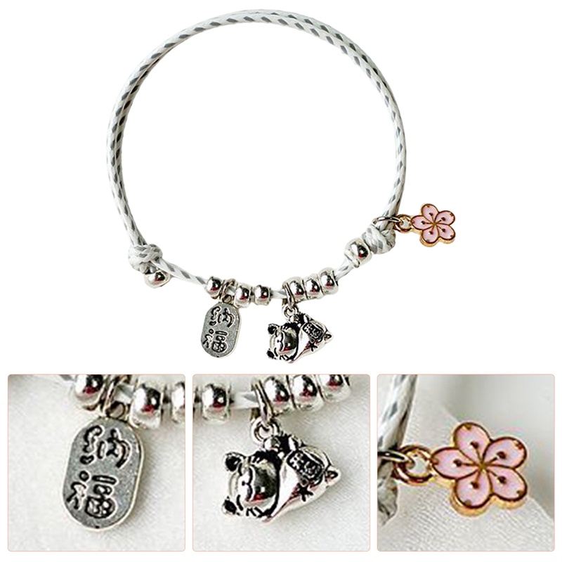 Vòng Đeo Tay May Mắn Hình Mèo May Mắn Cho Nữ