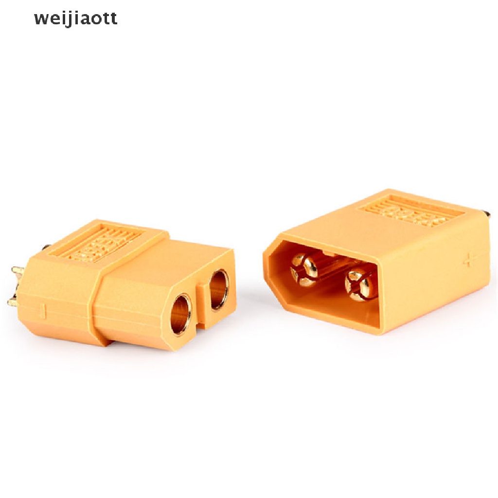 weijiaott 20PCS 10 Pairs XT60 Male Female Bullet Connectors Plugs For RC Lipo WT