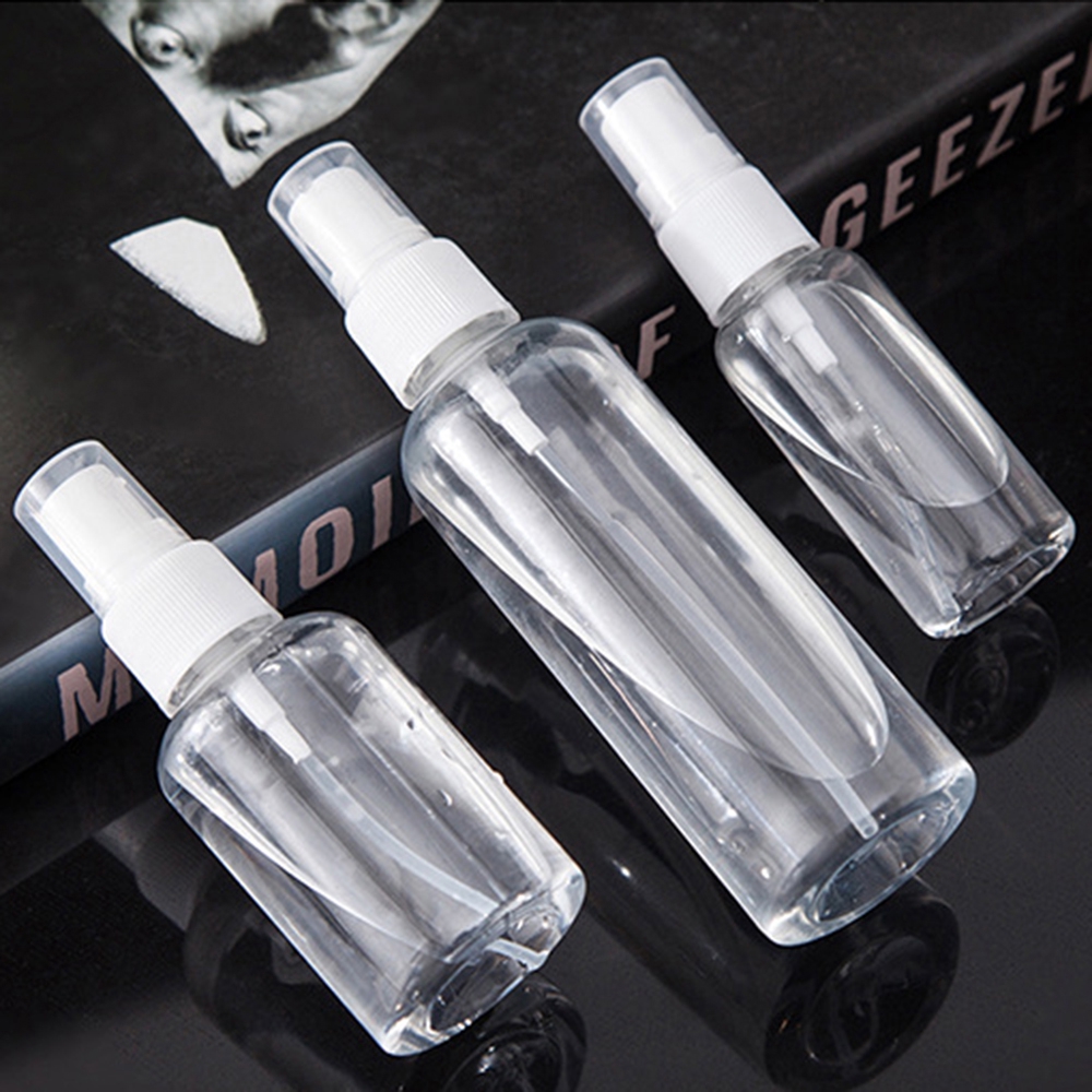UUMIR Bình Nhựa Trong Suốt 50ml/75ml/100ml Có Vòi Xịt Tiện Dụng Khi Đi Du Lịch