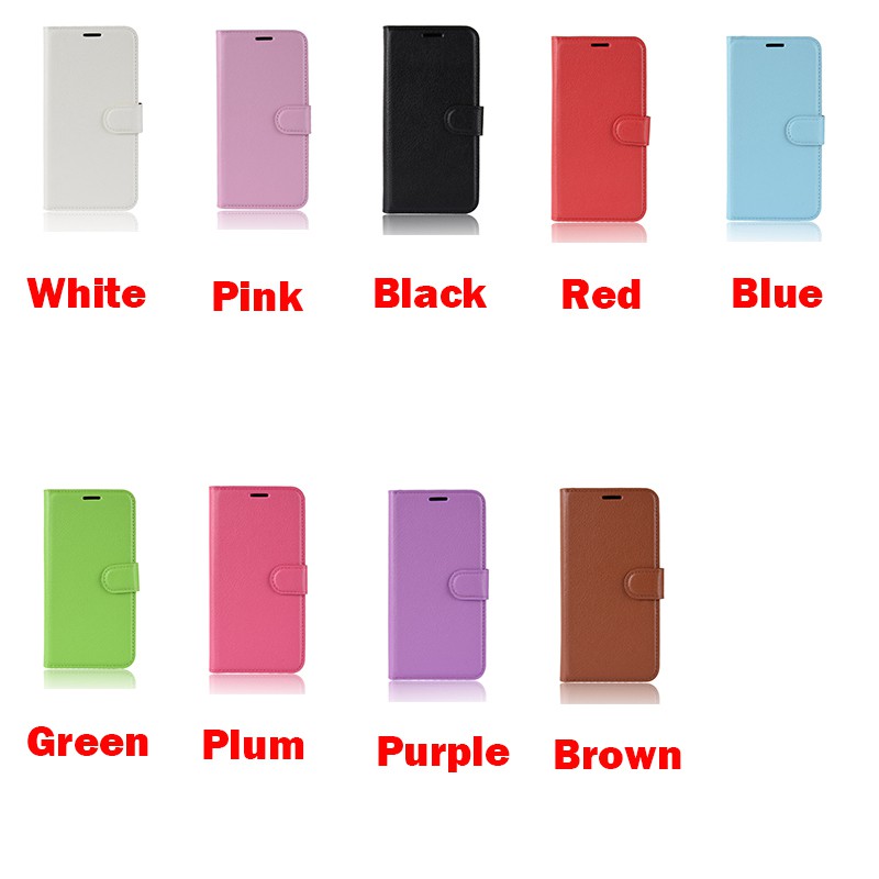 Bao da diện thoại màu trơn có ngăn đựng thẻ cho OPPO F9 / F9 Pro | BigBuy360 - bigbuy360.vn