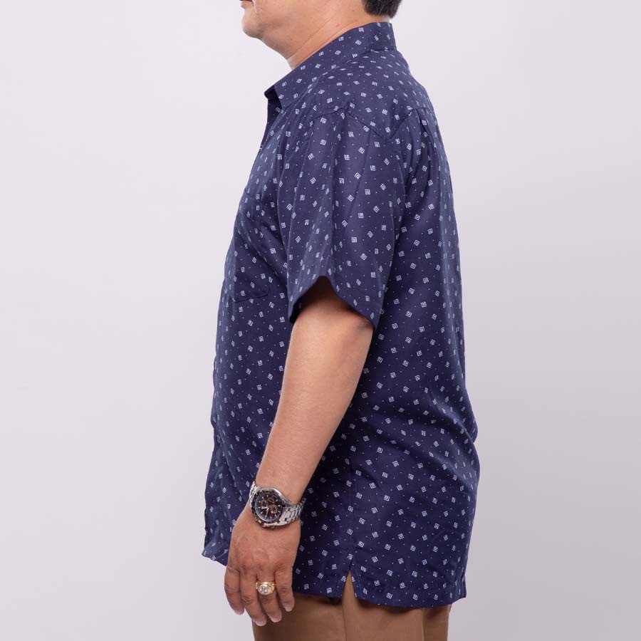 Áo Sơ Mi Trung Niên Cho Bố  Size 6XL  - Vải Cotton Form Rộng Thoải Mái Có Nhiều Màu