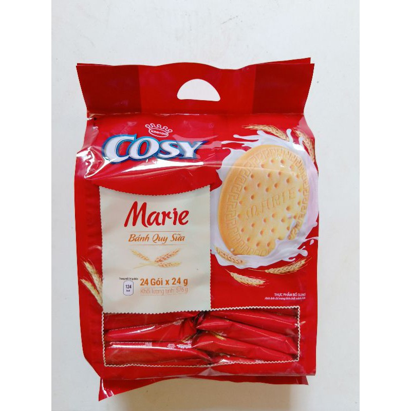Bánh Quy Sữa Cosy Marie bịch 528 g22gói nhỏx 24g)