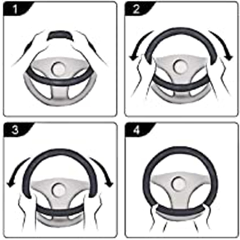 Đệm Sưởi Ấm Tay Mềm Mại Cho Vô Lăng Xe Hơi