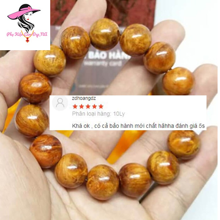 Vòng Tay Phong Thuỷ Gỗ Huyết Long Cho Nam Và Nữ - Mang Lại May Mắn, Bình An