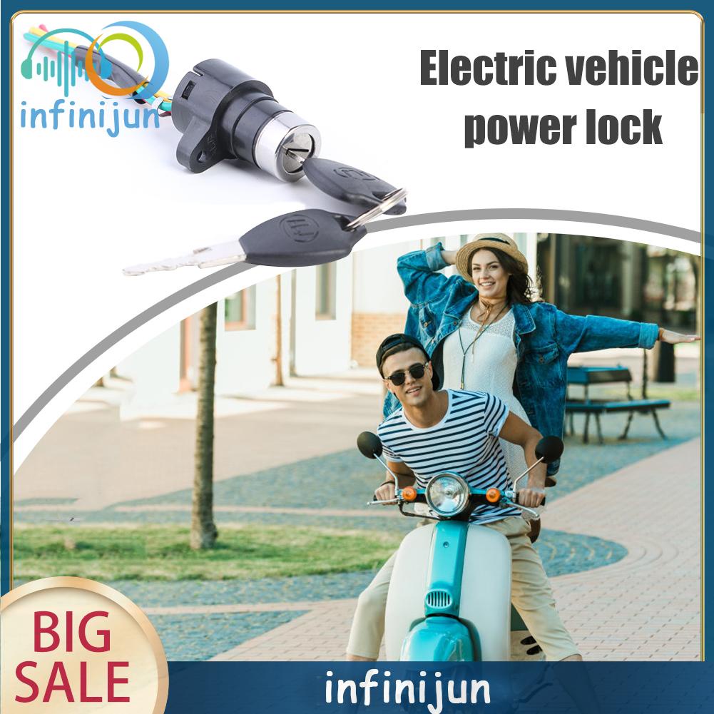 Ổ Khóa Khởi Động Kèm Chìa Khóa Cho Xe Đạp Điện