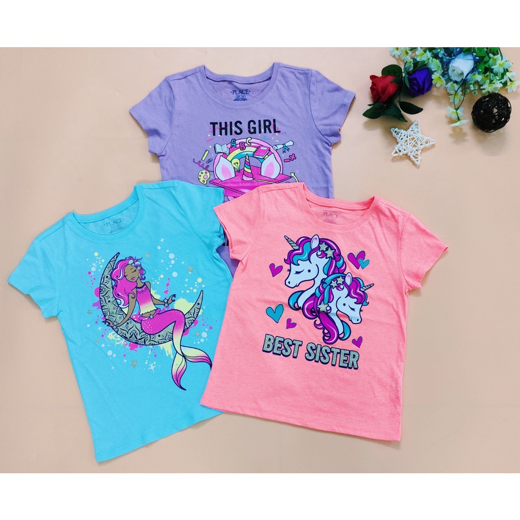 Áo Thun Hàng Xuất Size Đại Hãng Place Bé Gái