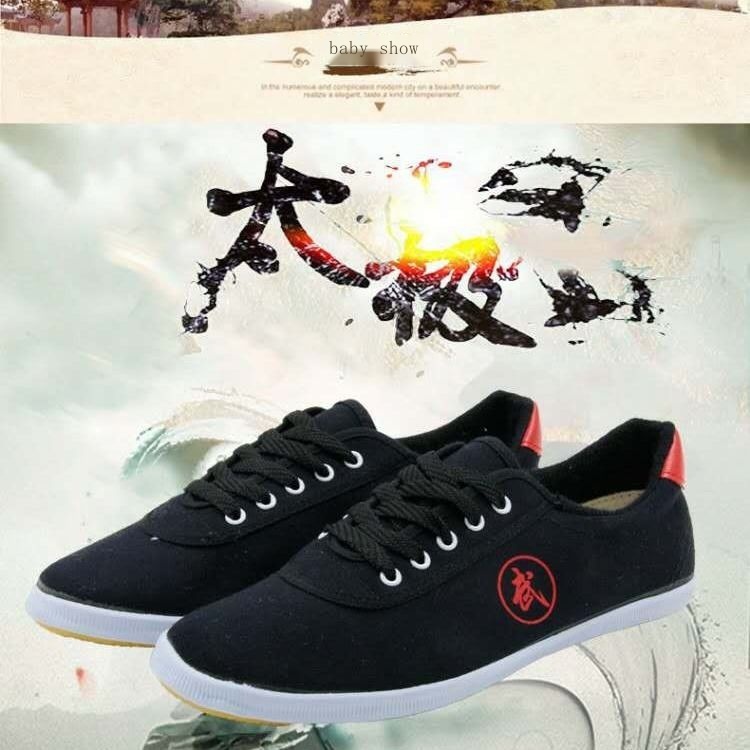 Giày Vải canvas Đế Gân Tập kung fu Thái Cực Quyền Cho Nam Và Nữ