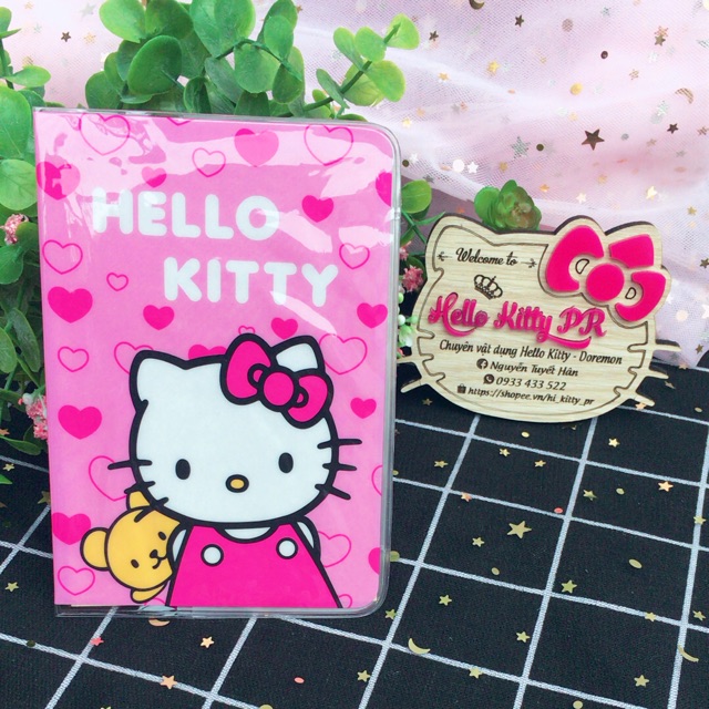 Bọc passport (hộ chiếu) Hello Kitty