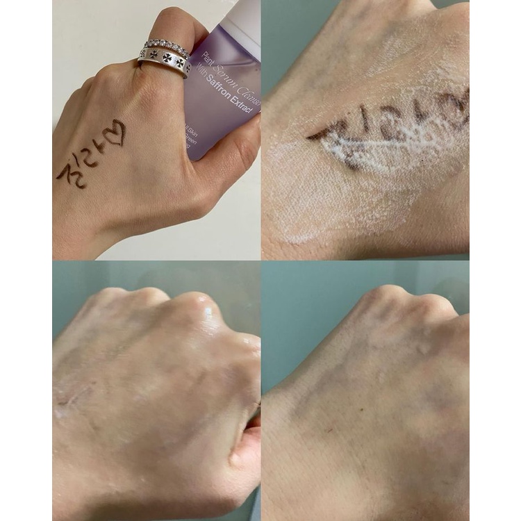 Sữa rửa mặt Saffron Gilaa Plant Serum Cleanser giúp làm sạch da và dưỡng trắng